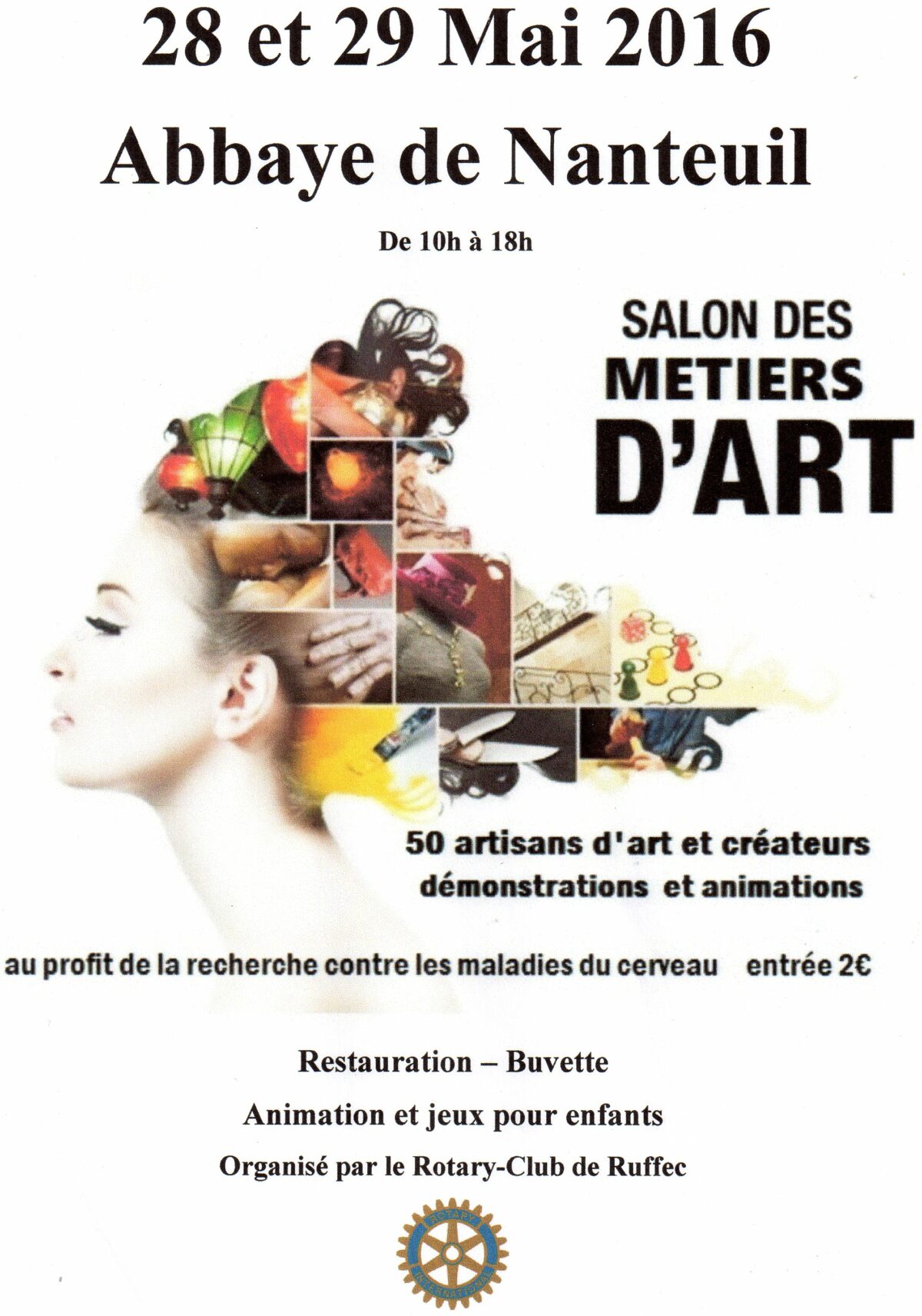 Salon, métiers d'art, Nanteuil-en-vallée, 28 mai 2016, 29 mai 2016, artisans d'art, restaurateur de libre