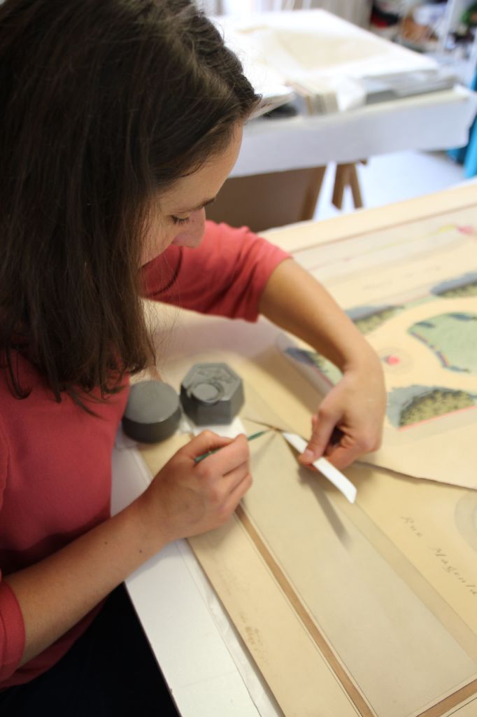 L’atelier HVO Conservation aux Archives municipales de Poitiers